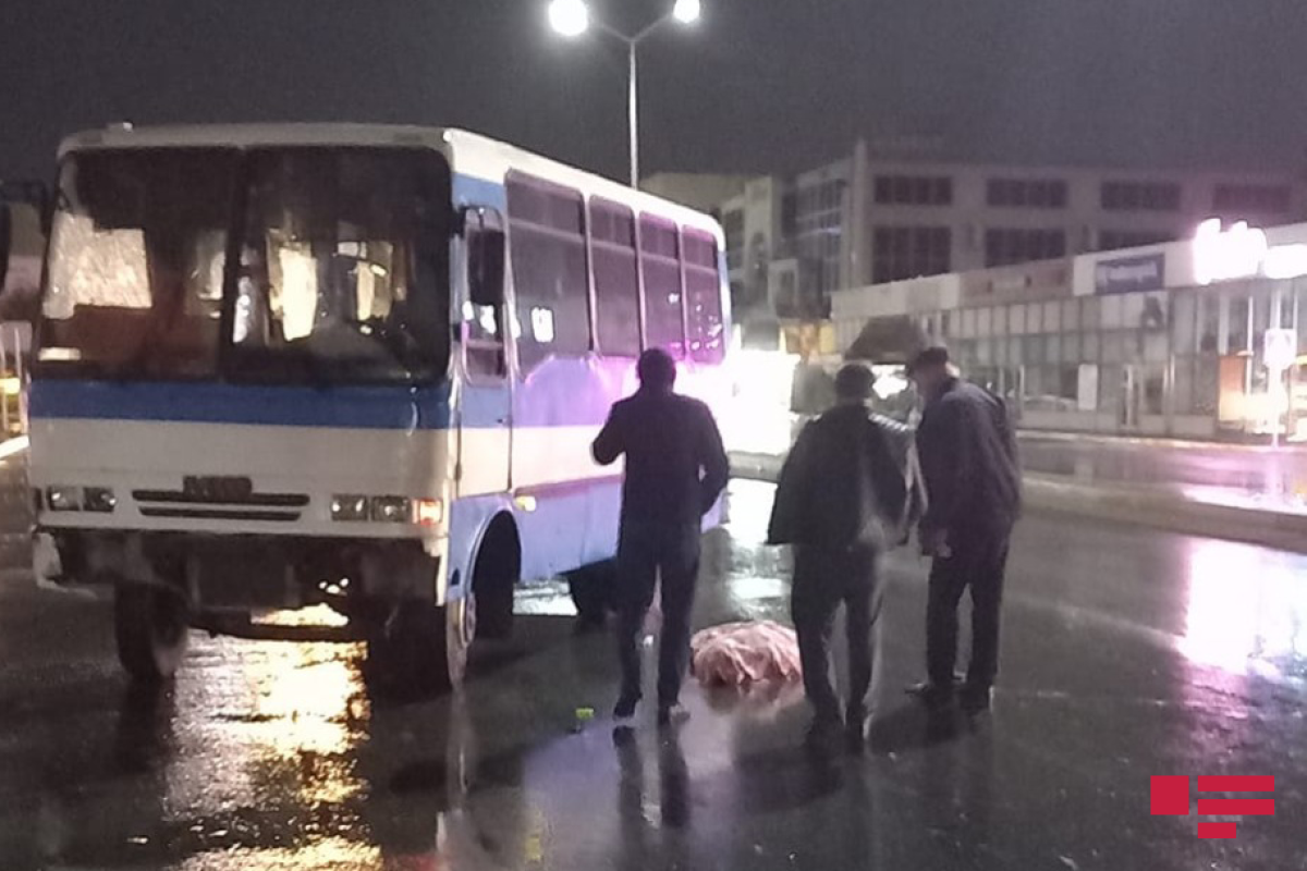 Sumqayıtda avtobus piyadanı vuraraq öldürüb - FOTO  - VİDEO 