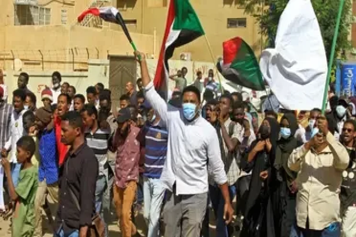 Sudanese protester killed after being shot in the chest, medics say