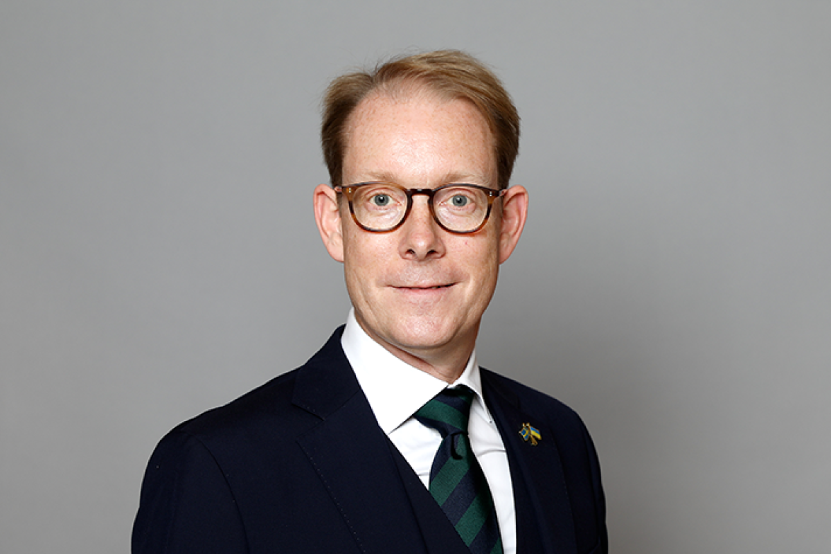 İsveçin xarici işlər naziri Tobias Billström