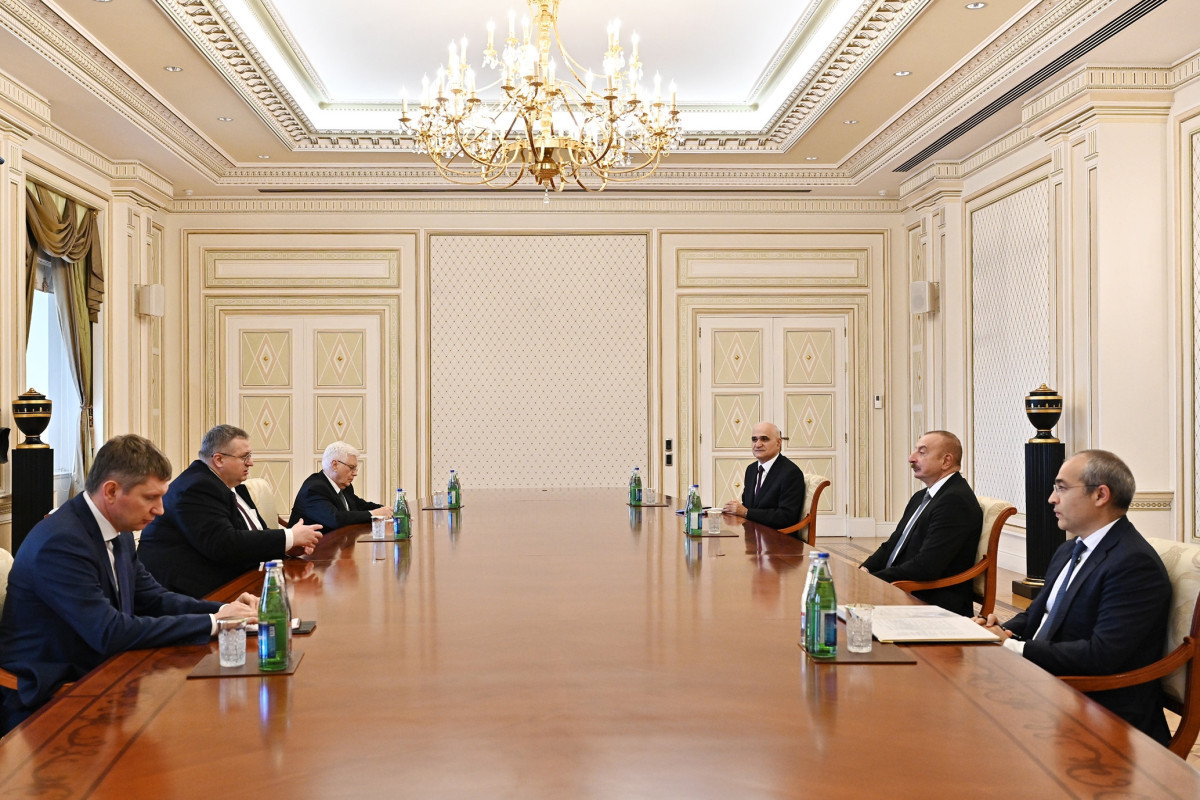 President Ilham Aliyev received Deputy Prime Minister of Russia