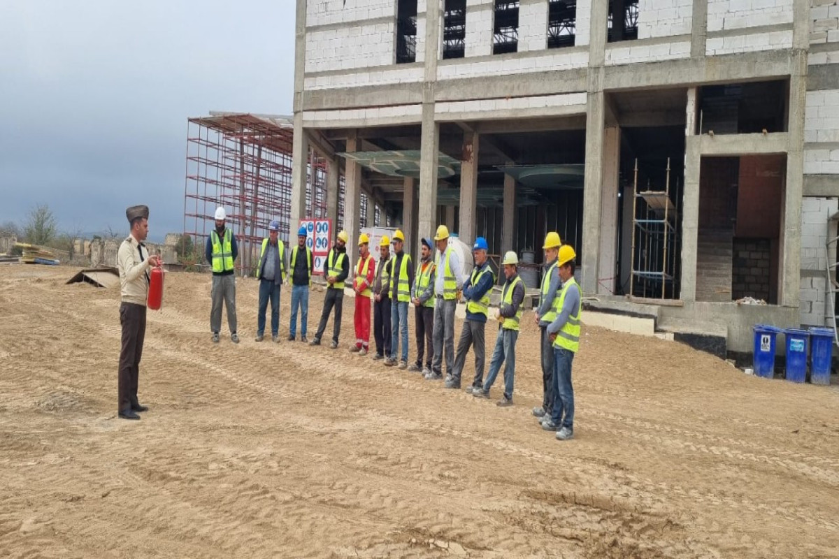 Şuşa, Ağdam, Hadrut və Füzulidə yanğın təhlükəsizliyi ilə bağlı tədbirlər keçirilib - FOTO 