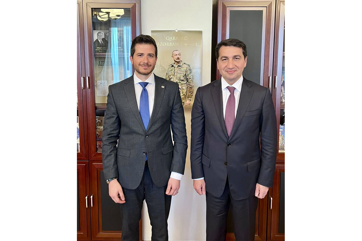 İsrail səfiri Prezidentin köməkçisi ilə görüşüb