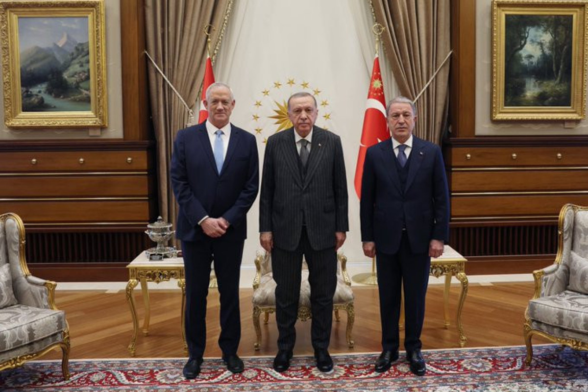 Ərdoğan İsrailin müdafiə nazirini qəbul edib