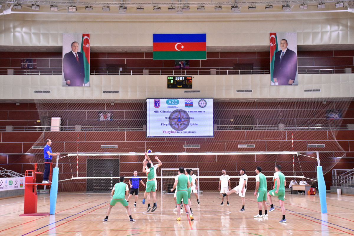 Şəhid hərbçinin xatirəsinə həsr olunmuş voleybol çempionatı keçirilib - FOTO 
