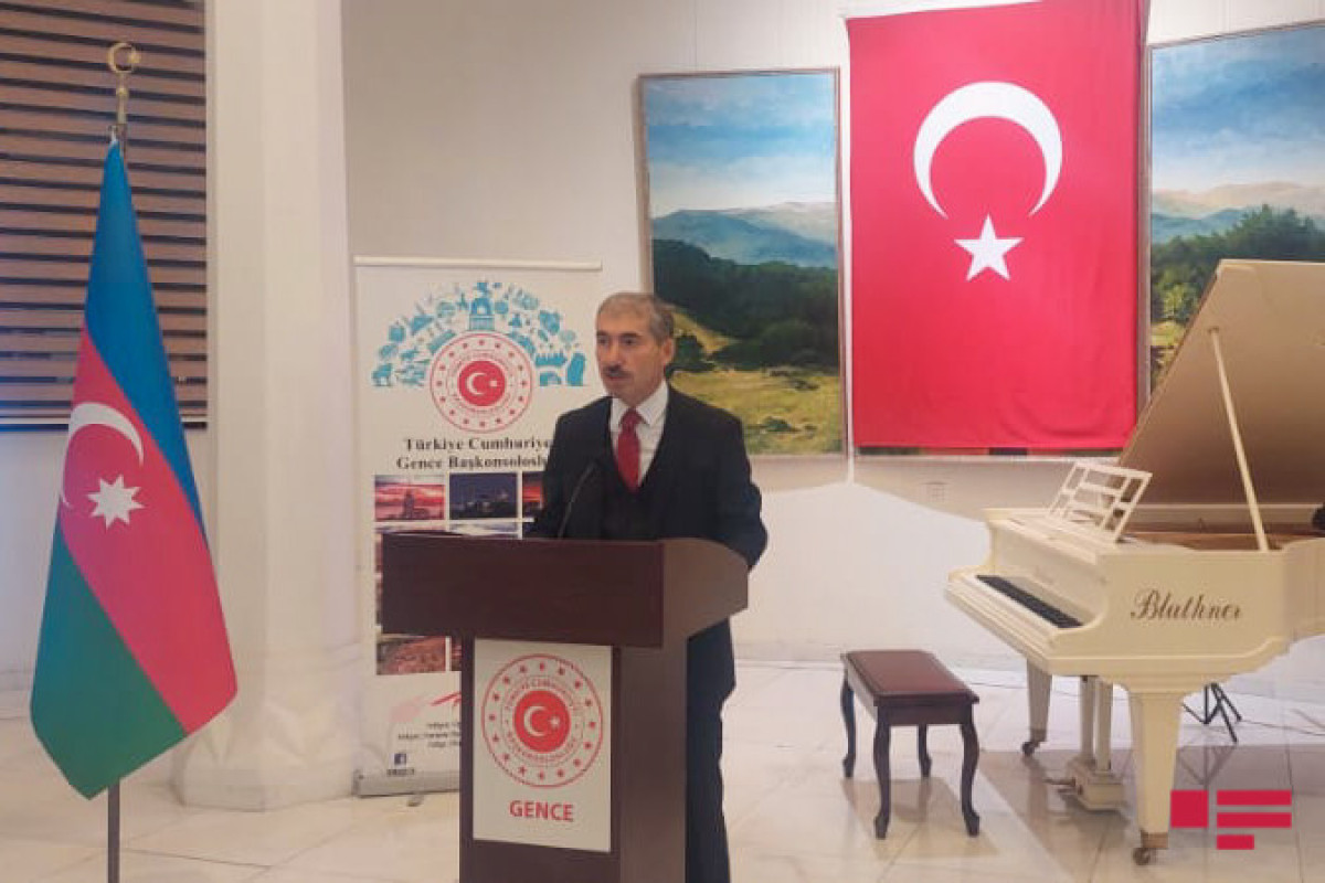 Gəncədə Türkiyə Respublikasının yaranmasının 99-cu ildönümü qeyd olunub - FOTO 