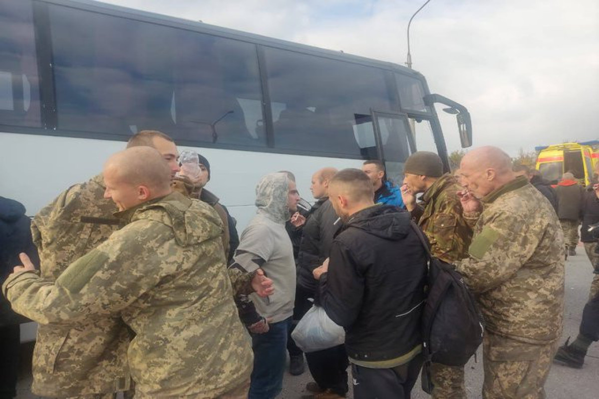 Mübadilə nəticəsində bu gün azad olunan ukraynalı hərbçilər