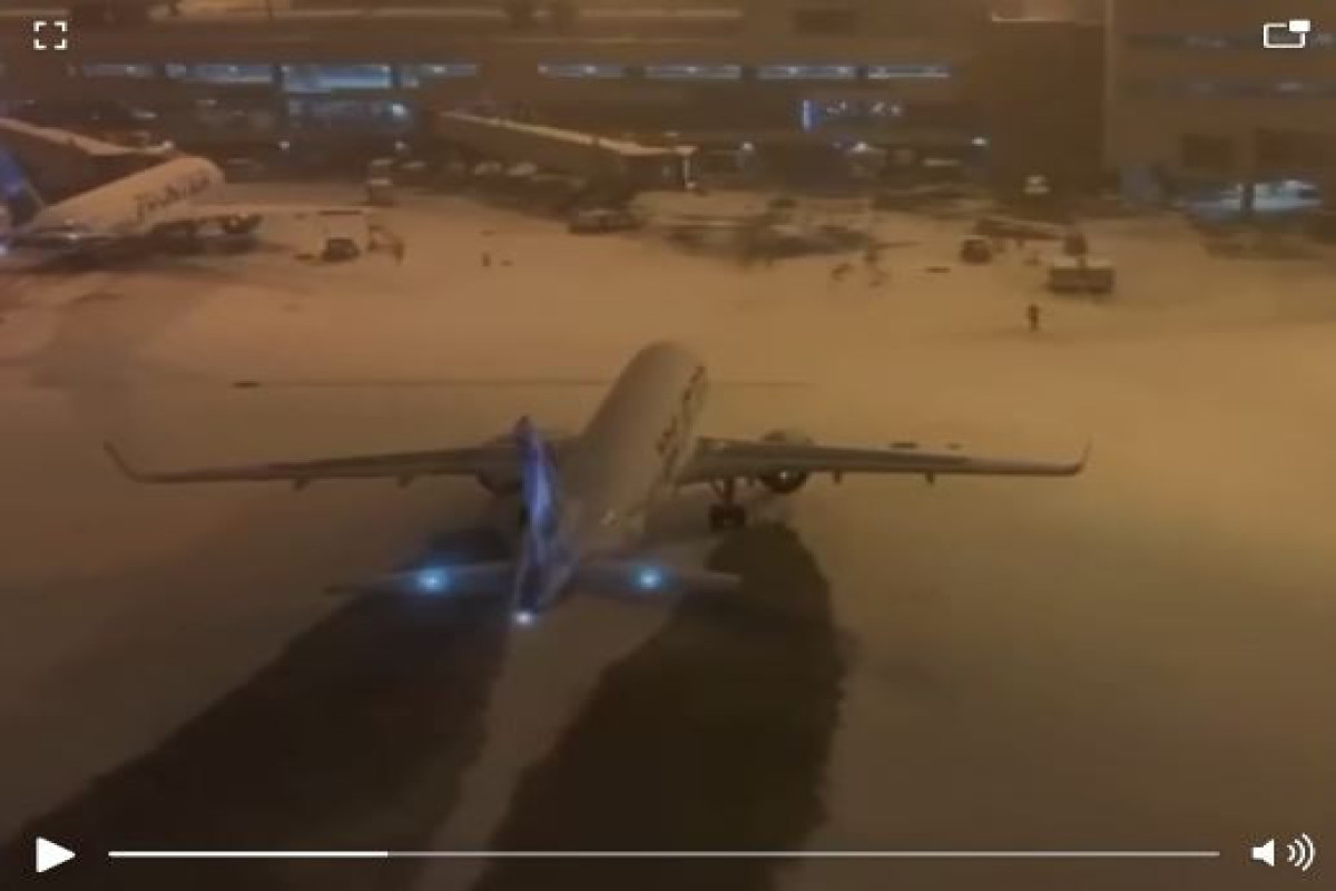 Çovğuna görə Moskva aeroportlarında 50-dən çox reys ləğv olunub  - VİDEO 