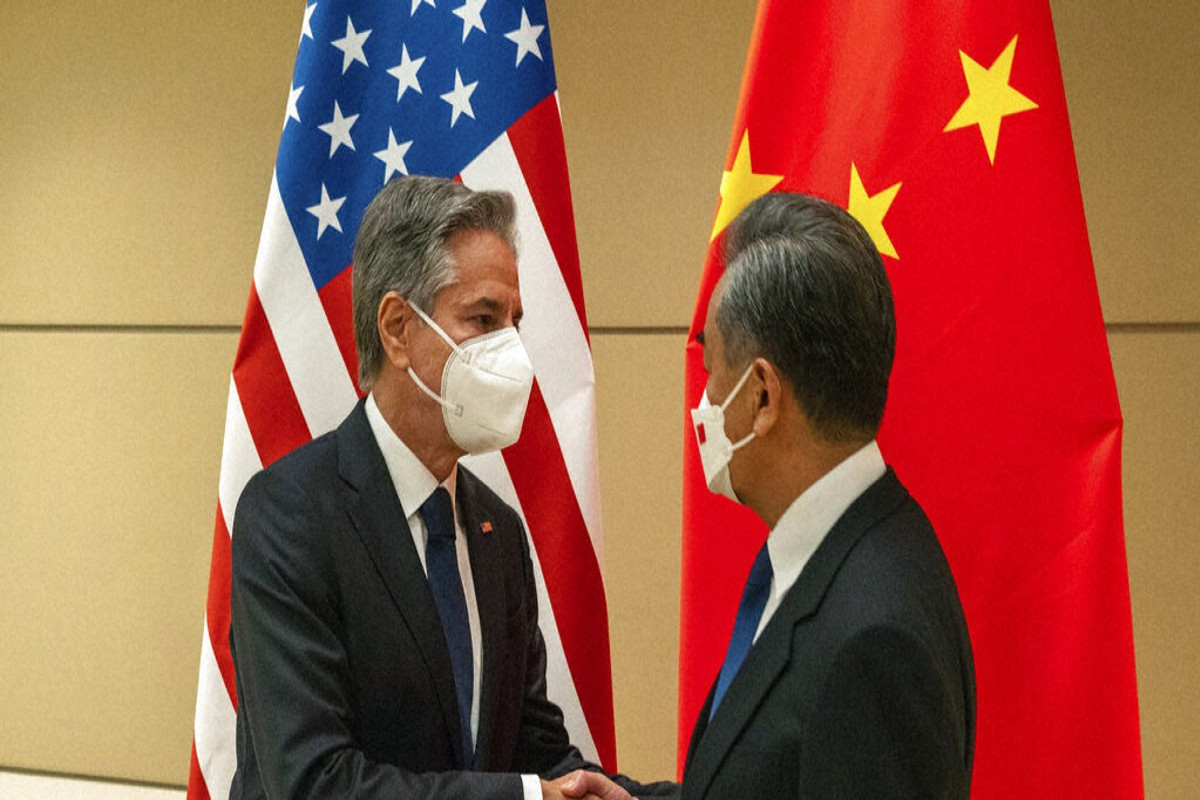 Antony Blinken, US Secretary of State and Wang Yi, Chinese Foreign Minister