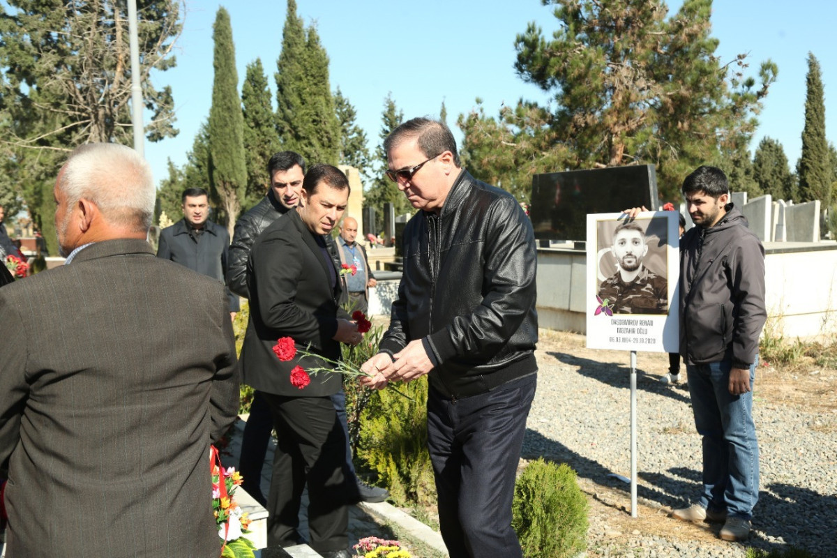 Gəncədə Vətən müharibəsi şəhidlərinin xatirəsi yad olunub - FOTO 