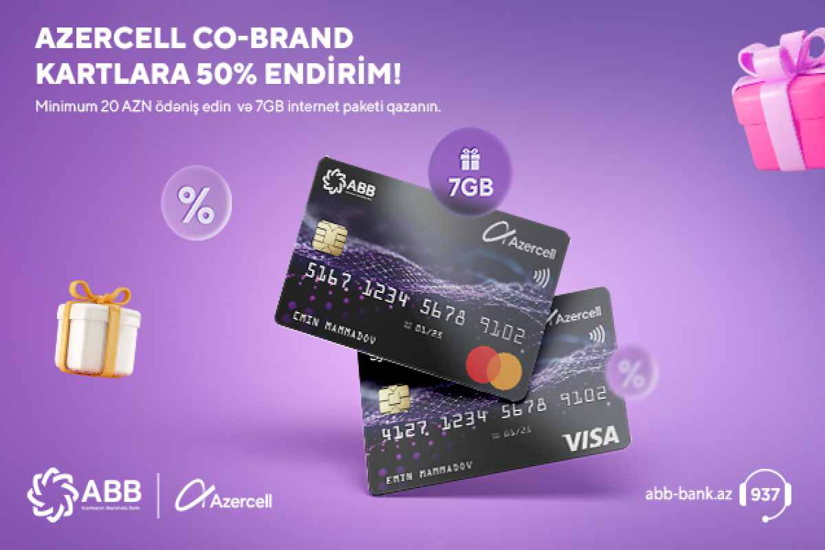 ABB Azercell kobrend kartları ilə bağlı yenilik edib
