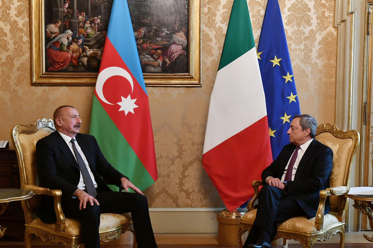 Prezident İlham Əliyev İtaliya Nazirlər Şurasının sədri ilə görüşüb - YENİLƏNİB 3 Prezident İlham Əliyev İtaliya Nazirlər Şurasının sədri ilə görüşüb - YENİLƏNİB