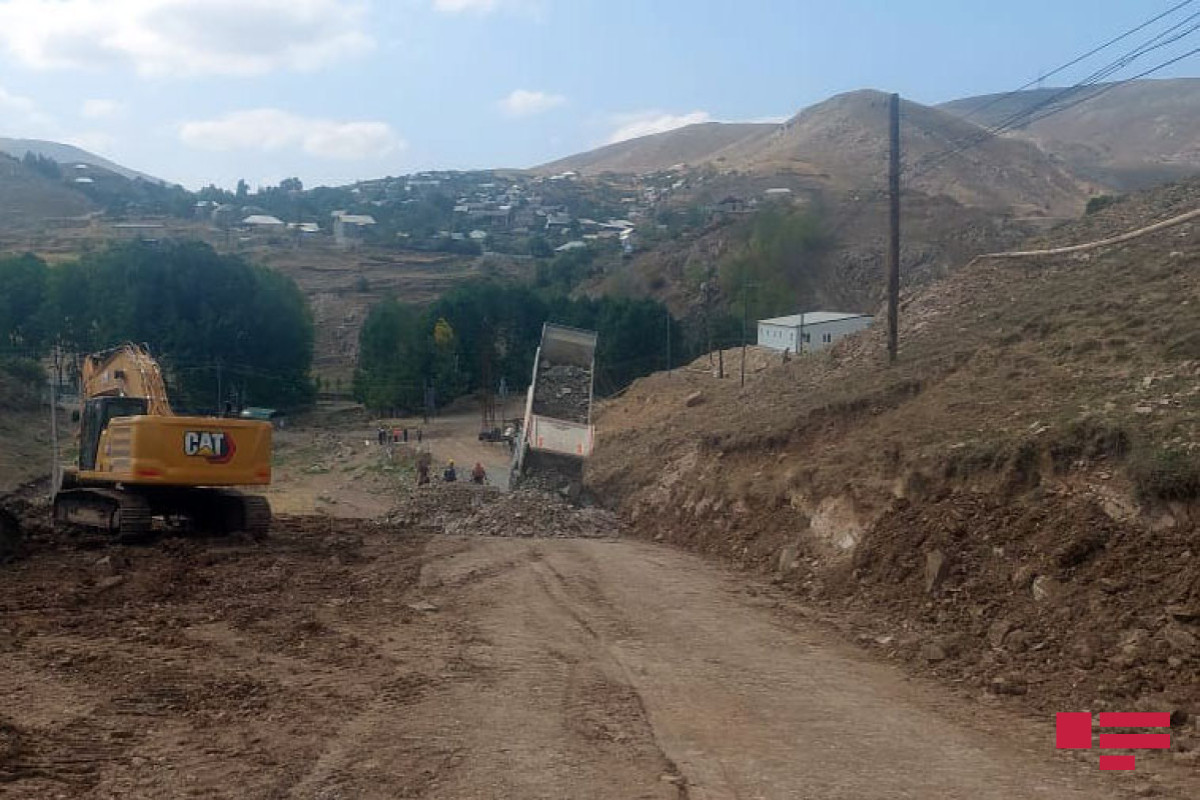 В Дашкесанском районе произошел горный обвал, перекрыта дорога в 4 села