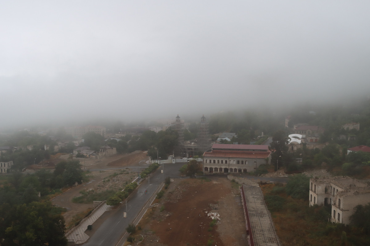 Şuşaya duman gəlib  - FOTO 