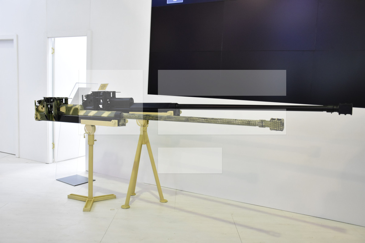 AT 30 cannon, produced by Azerbaijan, is exhibited in ADEX-PHOTO 