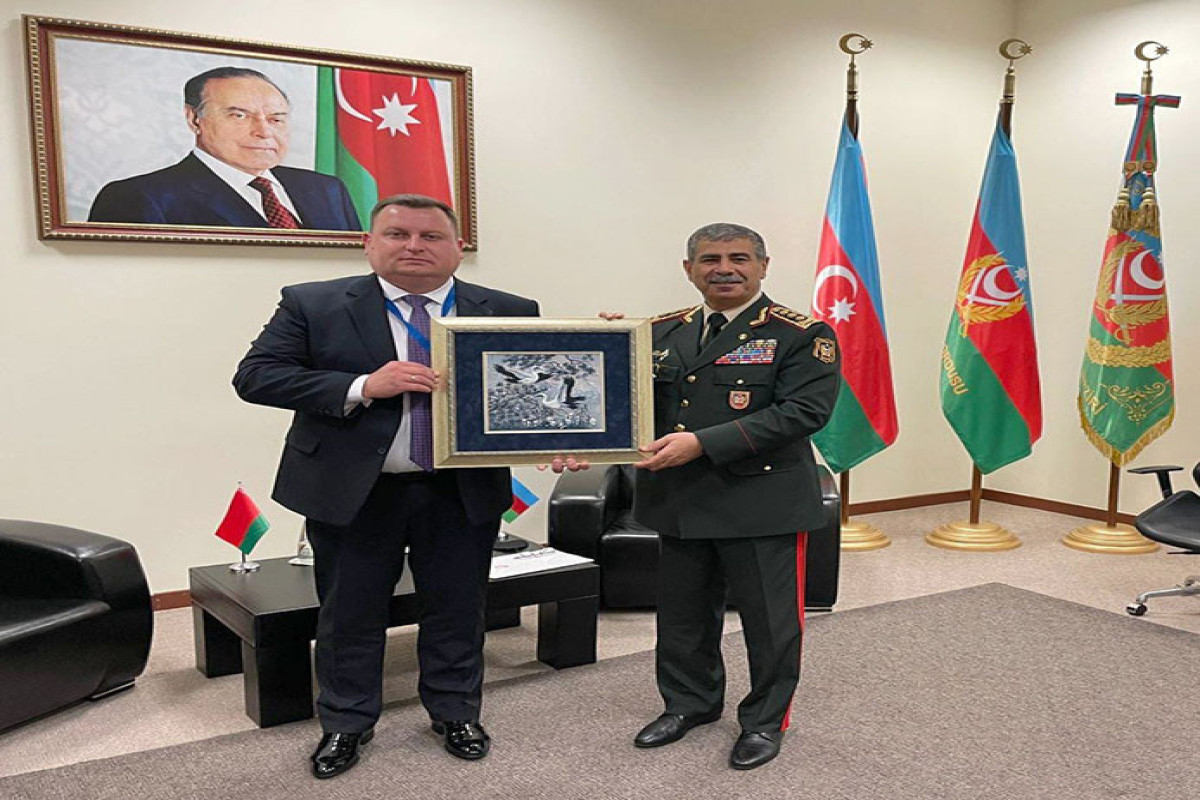 Azerbaijan discusses military cooperation with Belarus and Kazakhstan-PHOTO 