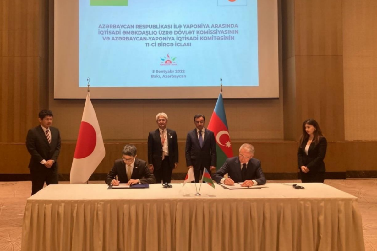 Yaponiya və Azərbaycan arasında Birgə Kredit Mexanizmi ilə bağlı Memorandum imzalanıb