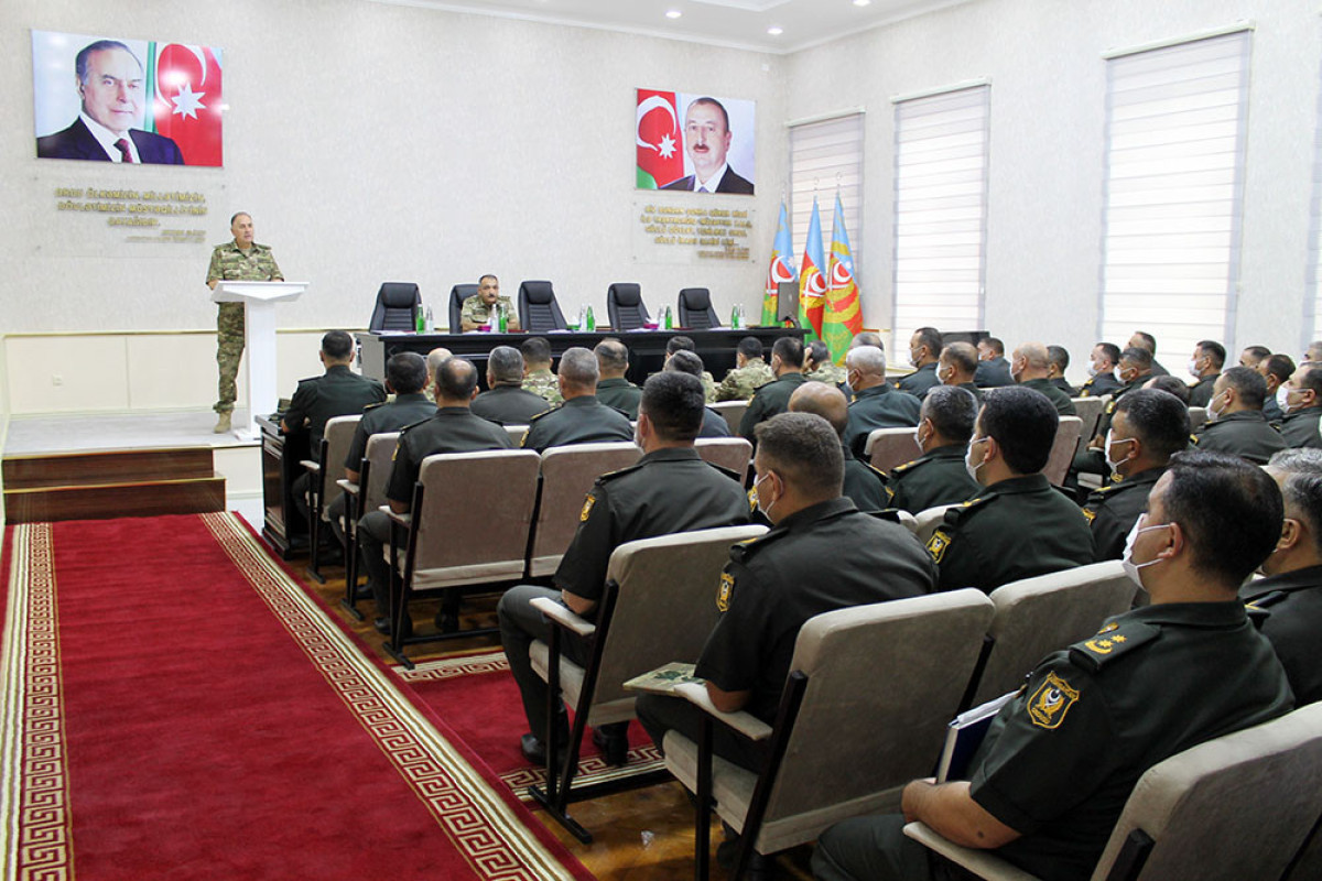 Chief of General Staff of Azerbaijani Army visited Land Forces, held a meeting-PHOTO 