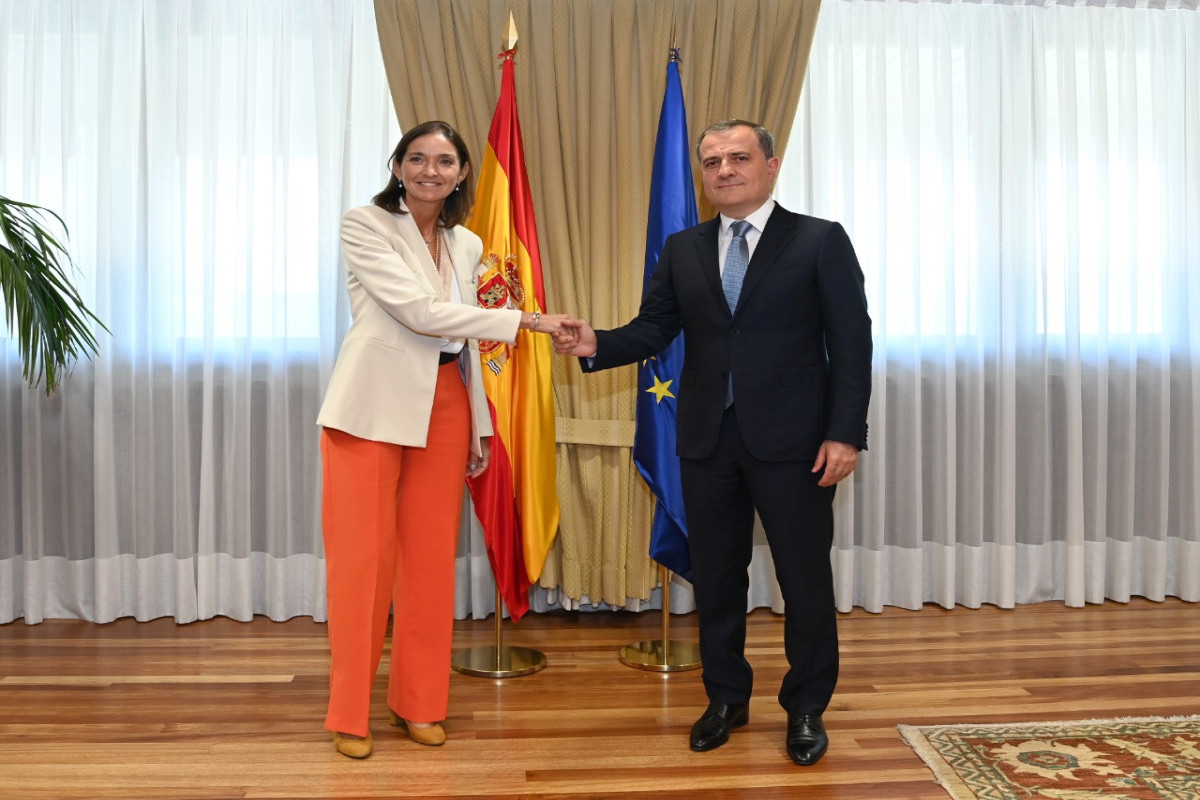 Ceyhun Bayramov İspaniyanın sənaye, ticarət və turizm naziri ilə görüşüb