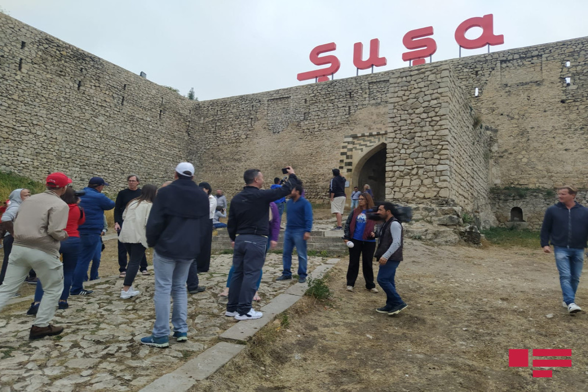 Иностранные путешественники посетили город Шуша 