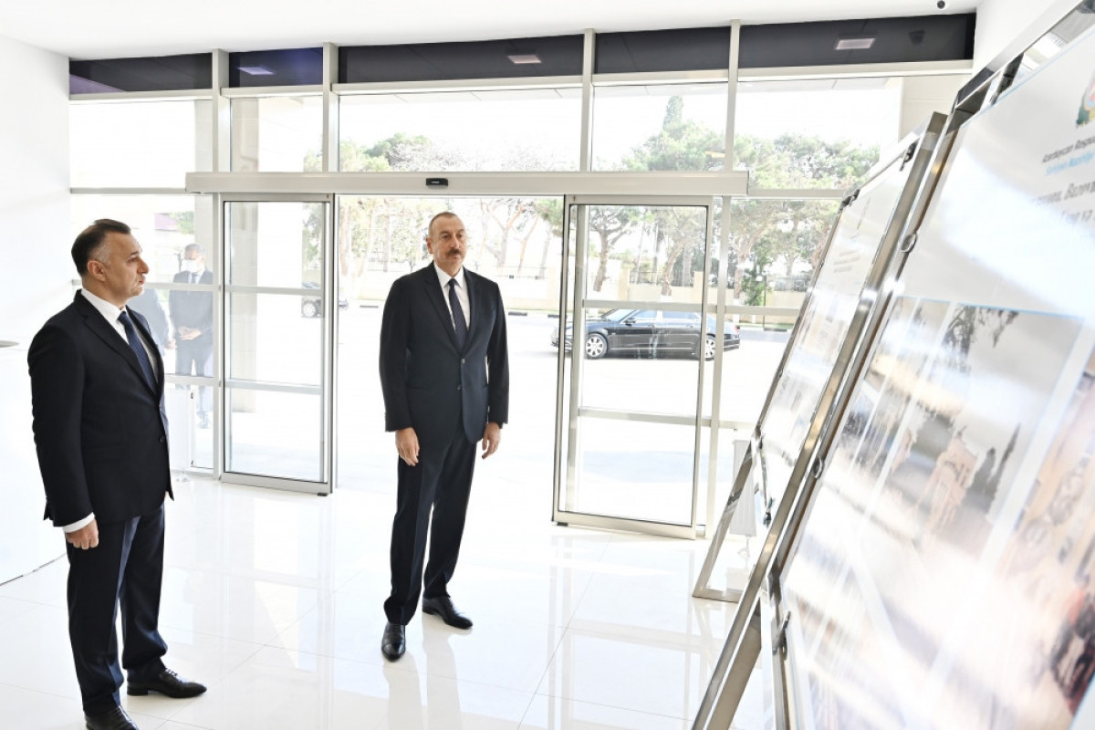 Президент Ильхам Алиев принял участие в открытии Республиканского санатория туберкулезных заболеваний