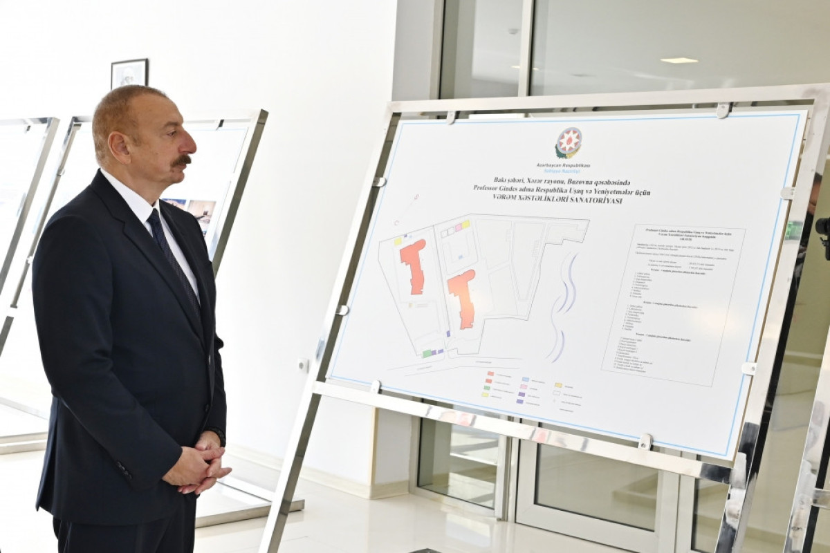 President Ilham Aliyev attended opening of Republican Tuberculosis Sanatorium for Children and Adolescents in Baku