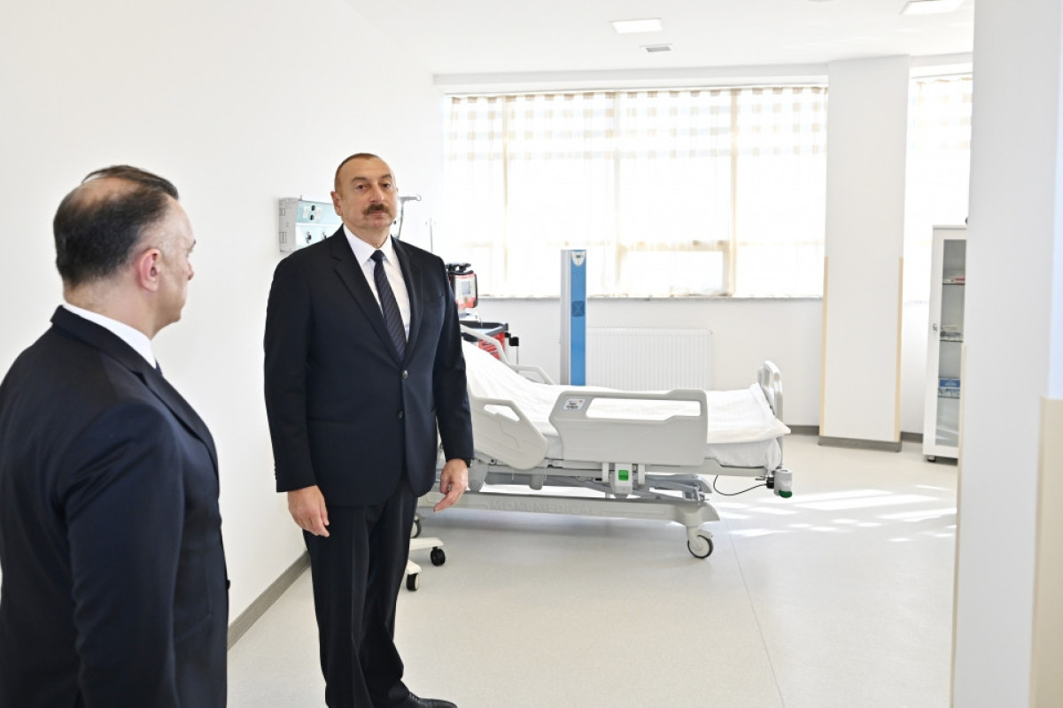 Prezident Respublika Vərəm Xəstəlikləri Sanatoriyasının açılışında iştirak edib
