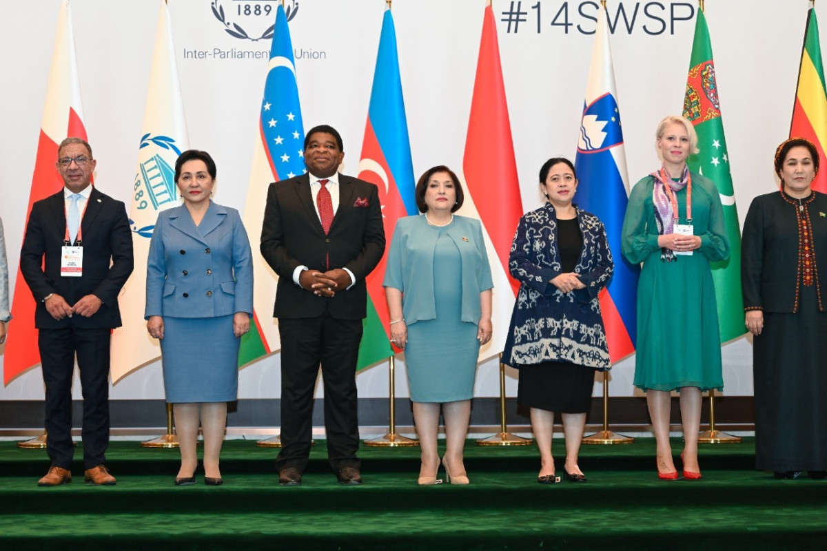 Сахиба Гафарова  на саммите женщин-спикеров парламентов