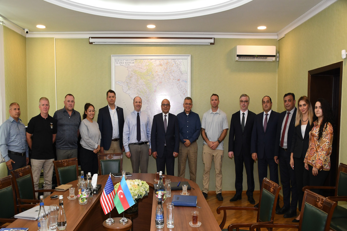 Делегация Европейского командования США встретилась с председателем правления ANAMA Вугаром Сулеймановым