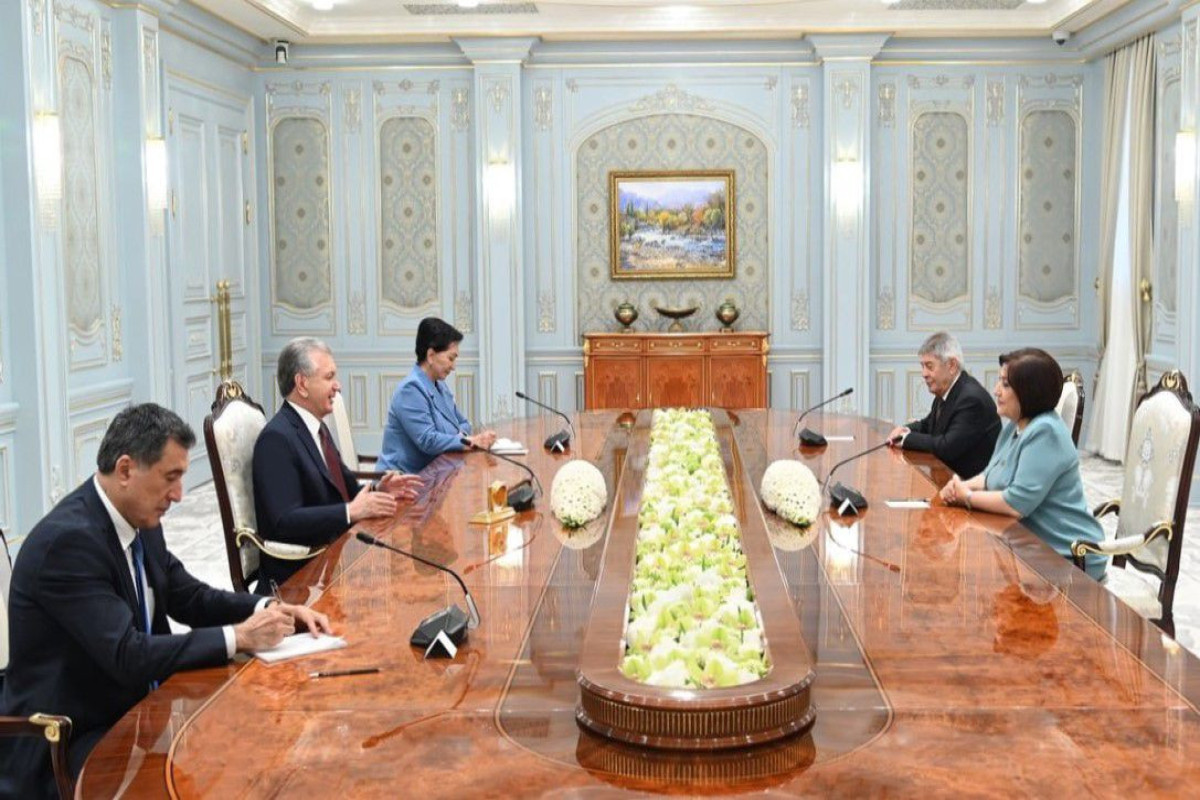 Сахиба Гафарова встретилась с Президентом Узбекистана 