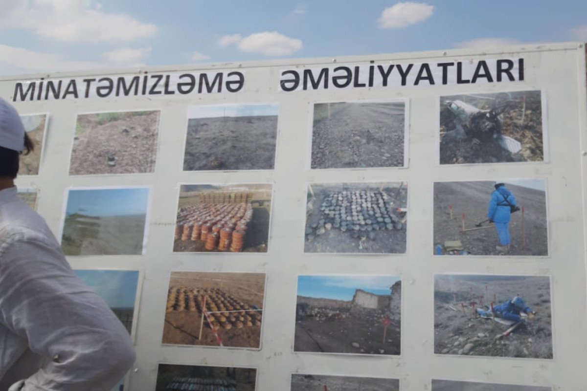 International travelers view mine clearance works in Azerbaijan's Jabrayil-PHOTO 