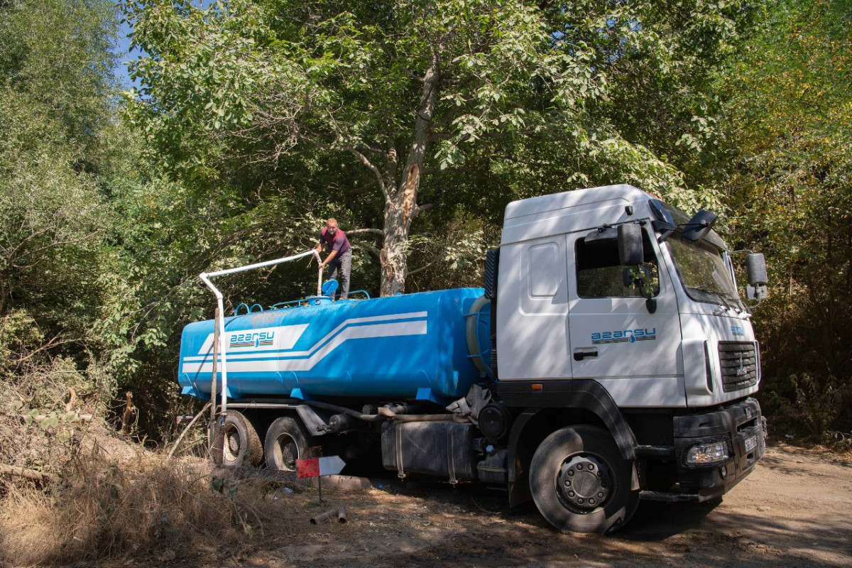 Работы для обеспечения устойчивого водоснабжения города Лачин