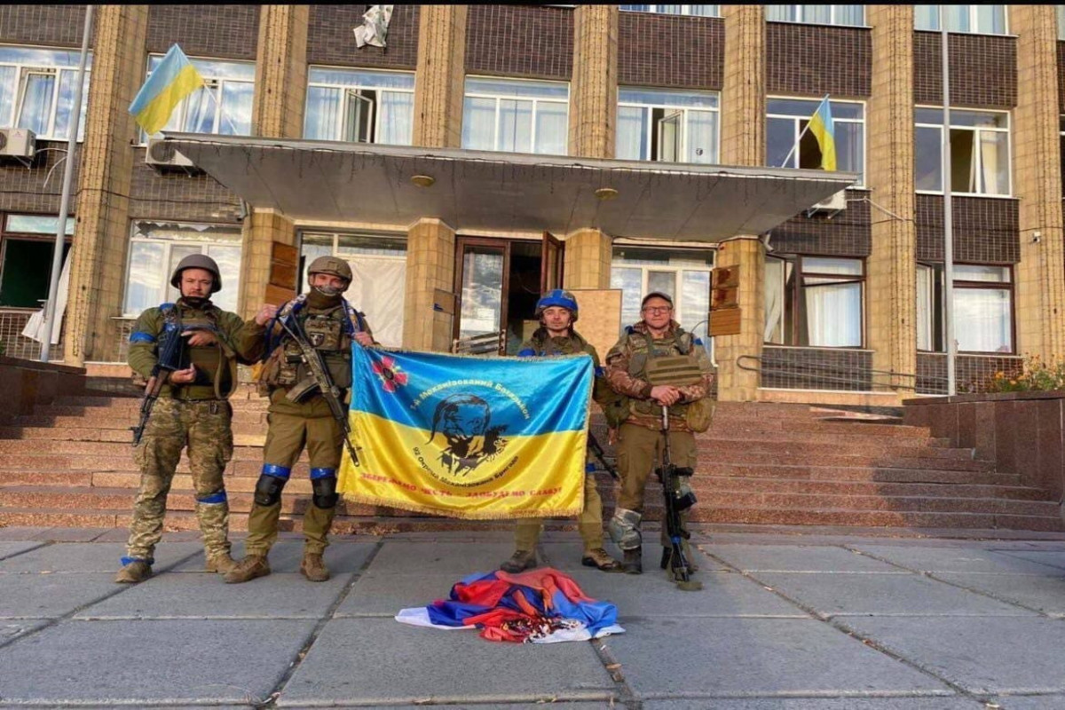 Ukrayna ordusu Xarkov regionunun Kupyansk şəhərini azad edib - FOTO 