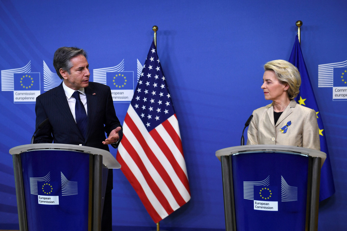 Госсекретарь США и глава ЕК обсудили меры против России, поддержку Украине и энергобезопасность