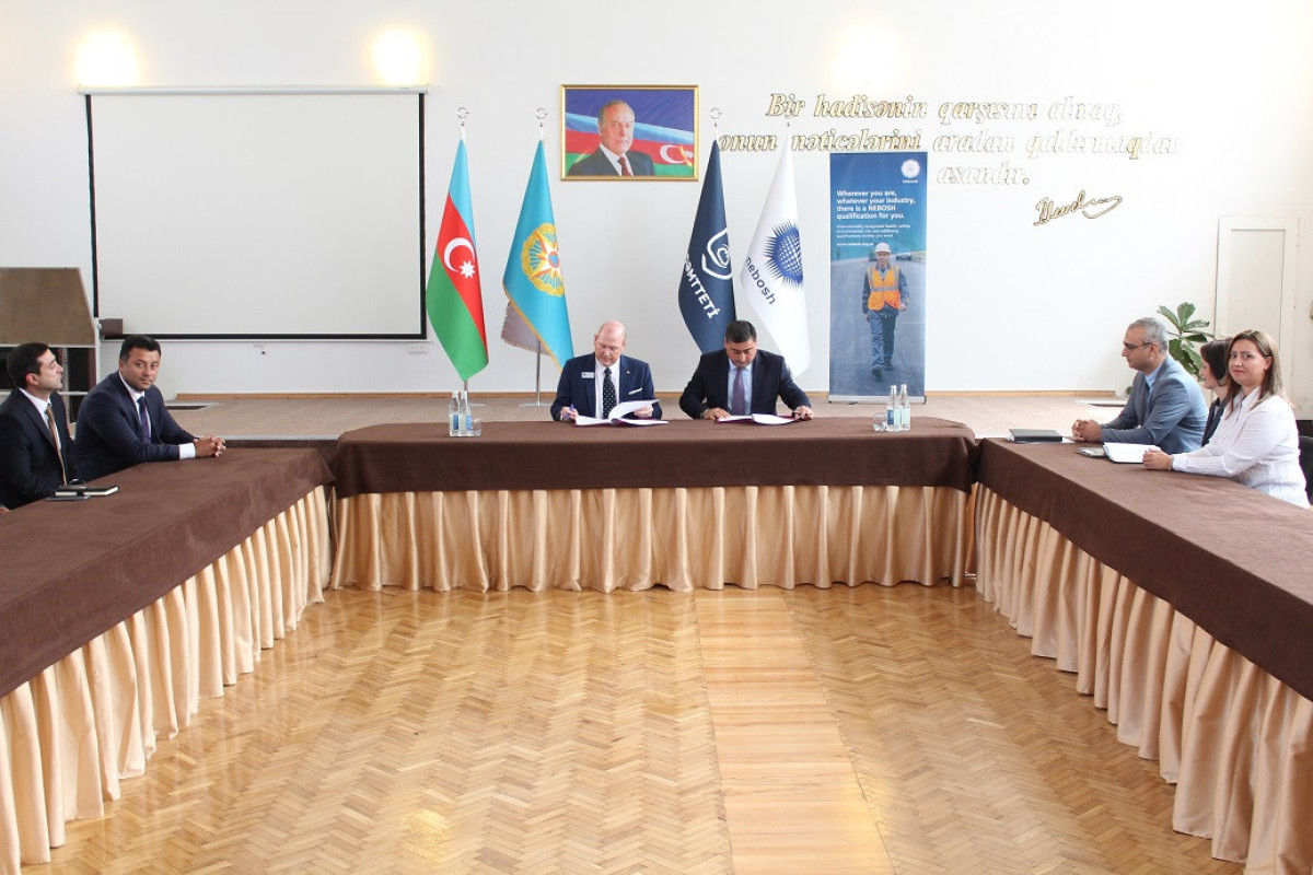 Memorandum of Understanding signed between Azerbaijan's MES Scientific-Research Institute and NEBOSH