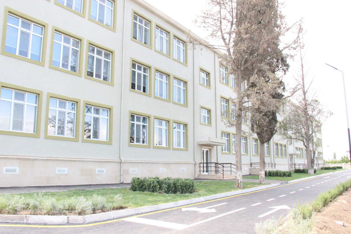 Goranboyda iki məktəbin açılışı olub