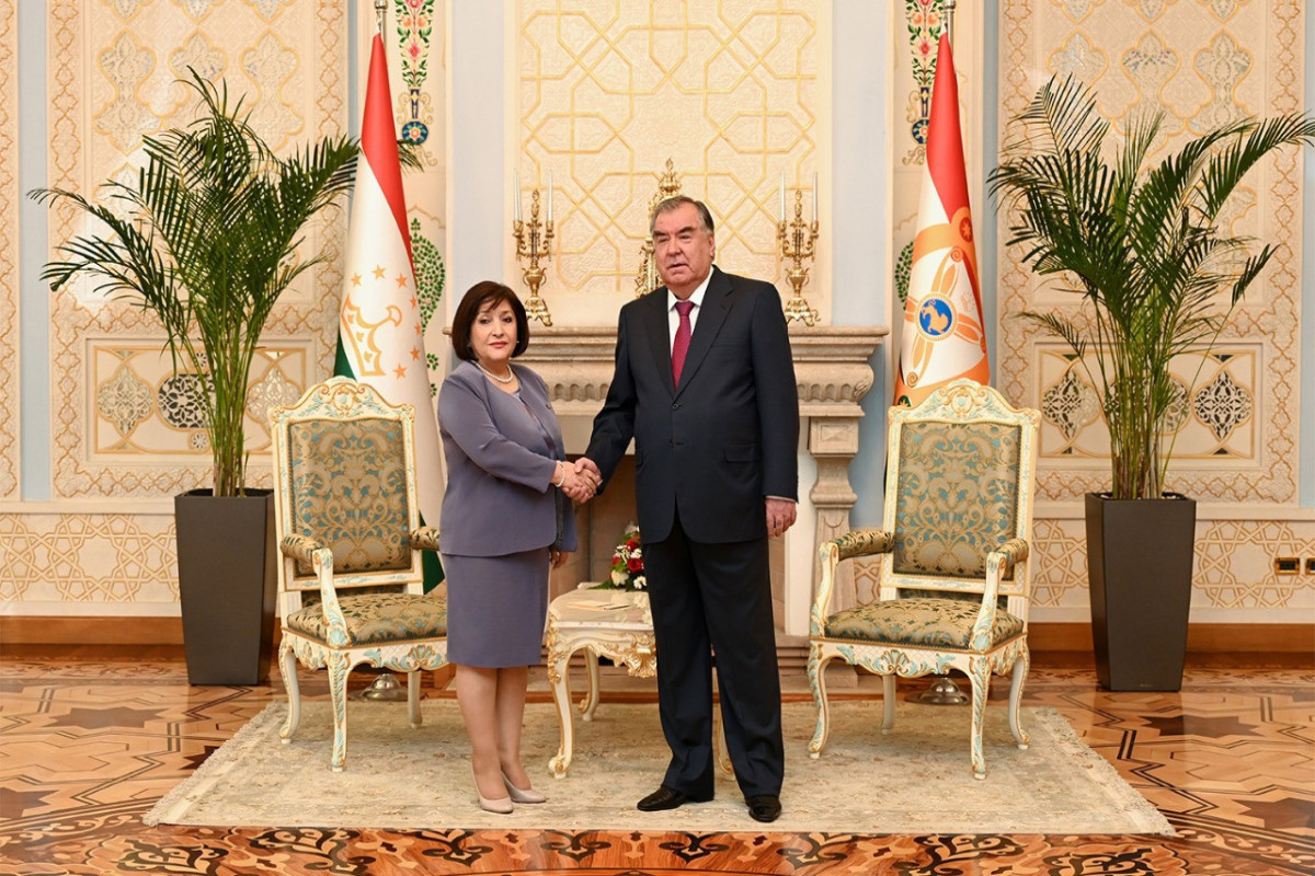 Сагиба Гафарова встретилась с президентом Республики Таджикистан -ФОТО 