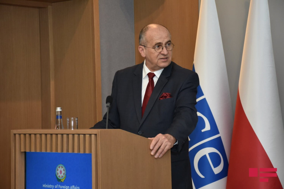 OSCE Chairman-in-Office, Polish Foreign Minister Zbigniew Rau