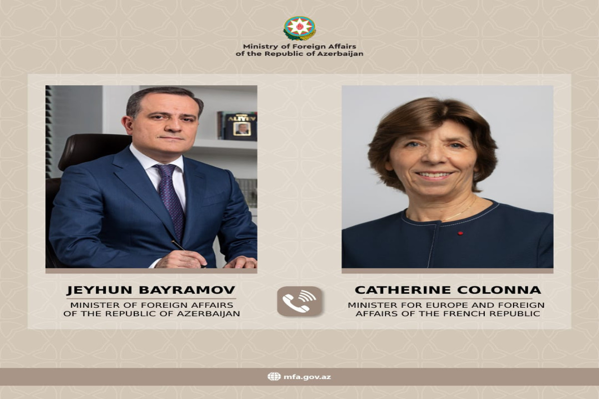 Azerbaijani Foreign Minister held a phone conversation with his French counterpart
