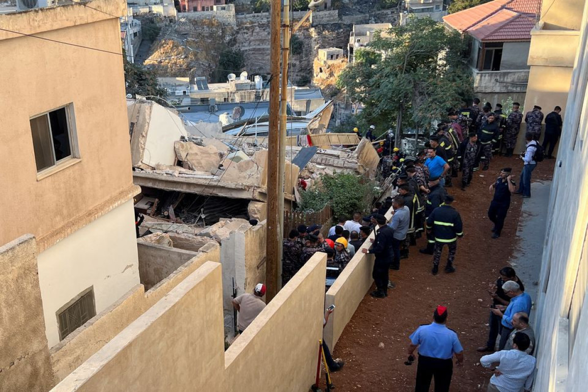Five killed in building collapse in Jordan's capital - police-PHOTO 