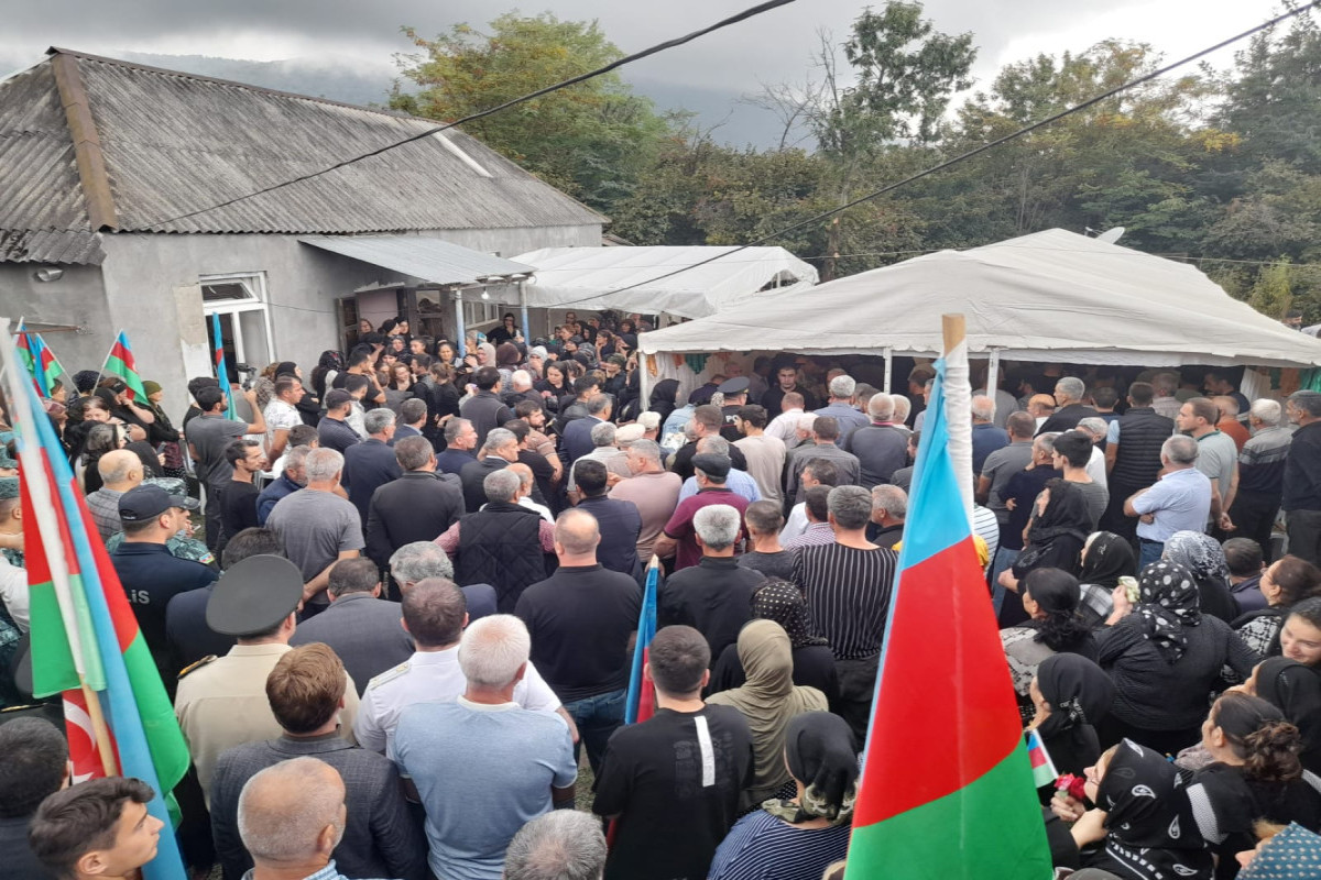 Zaqatalada şəhid dəfni