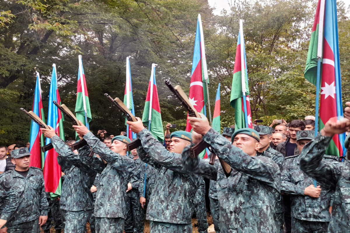 Zaqatalada şəhid dəfni