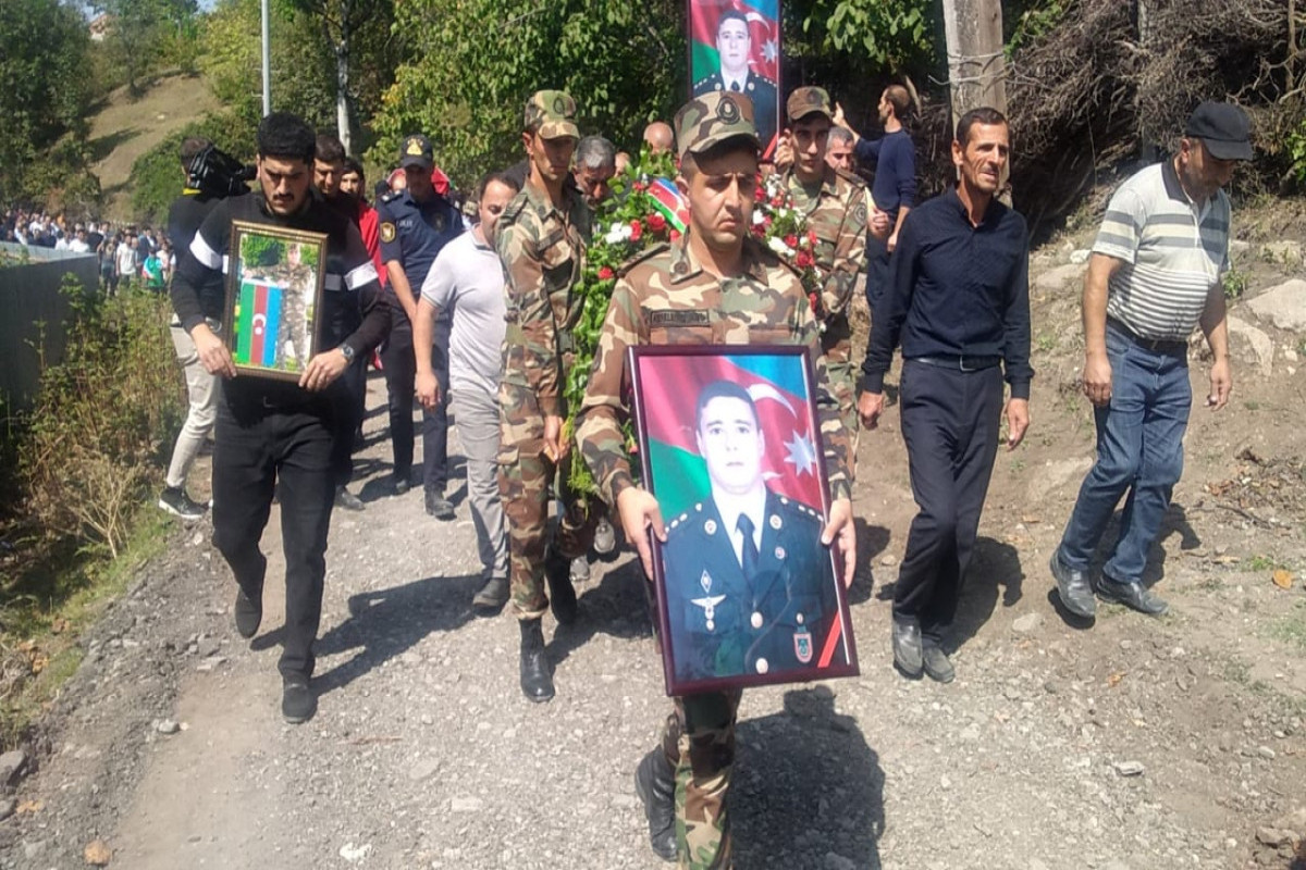 Azerbaijani martyr, senior lieutenant buried in Ismayilli-PHOTO 