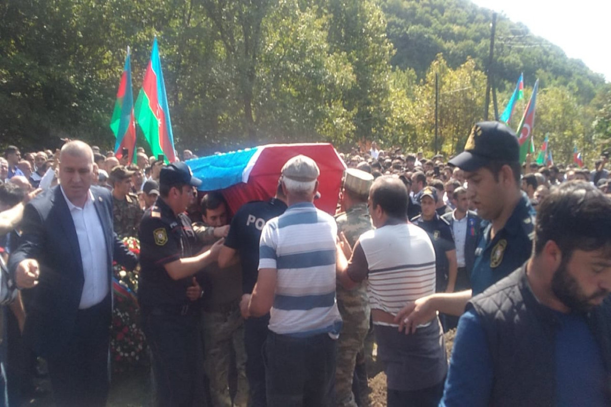 Azerbaijani martyr, senior lieutenant buried in Ismayilli-PHOTO 