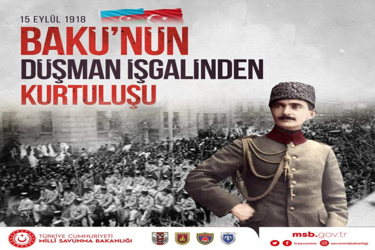 Turkish MoD makes post regarding liberation of Baku from occupation