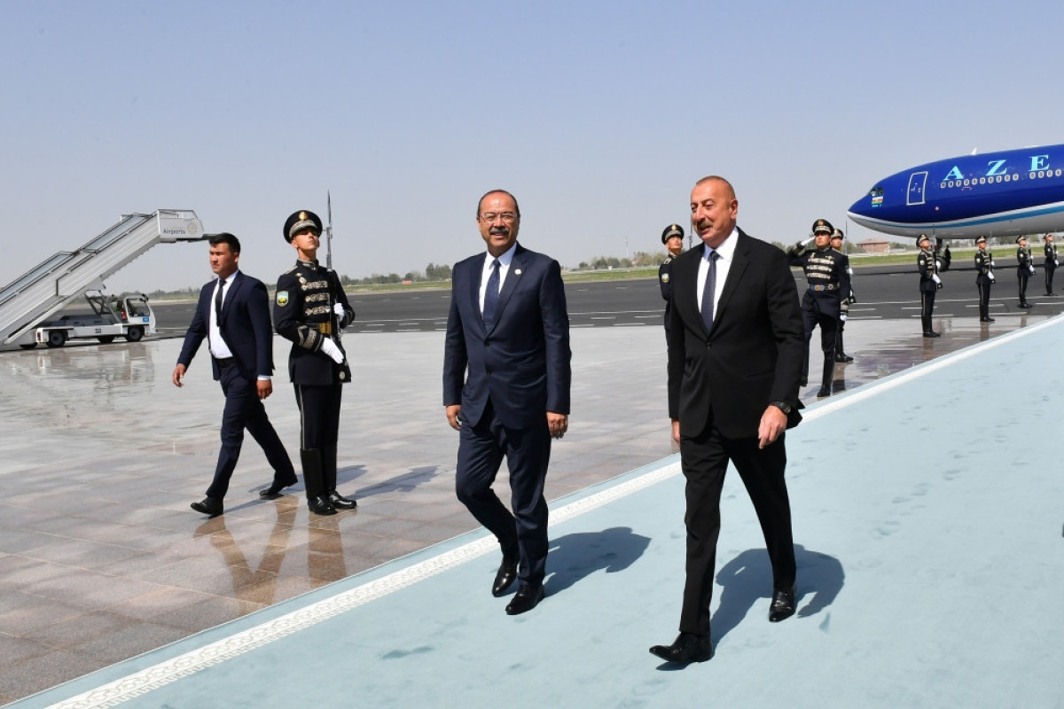President Ilham Aliyev arrived in Uzbekistan for visitPresident Ilham Aliyev arrived in Uzbekistan for visit