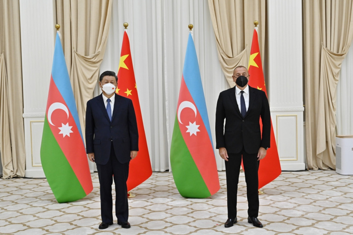 Xi Jinping, President of the People's Republic of China and Ilham Aliyev, President of the Republic of Azerbaijan