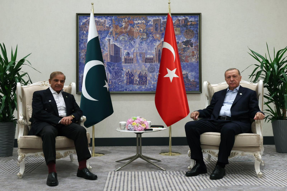 Shahbaz Sharif, Pakistani Prime Minister and Recep Tayyip Erdogan, Turkish President