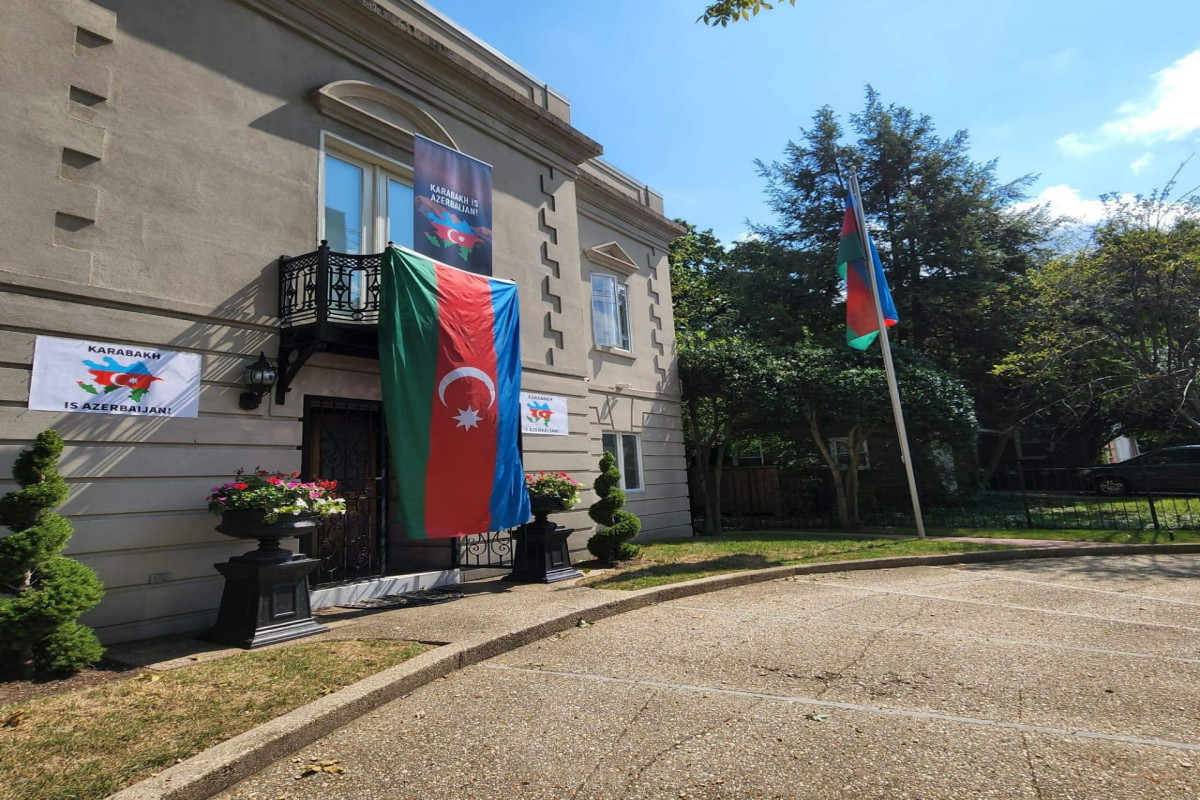 Armenian nationalists’ plans who protested in front of Azerbaijani Embassy in U.S were foiled