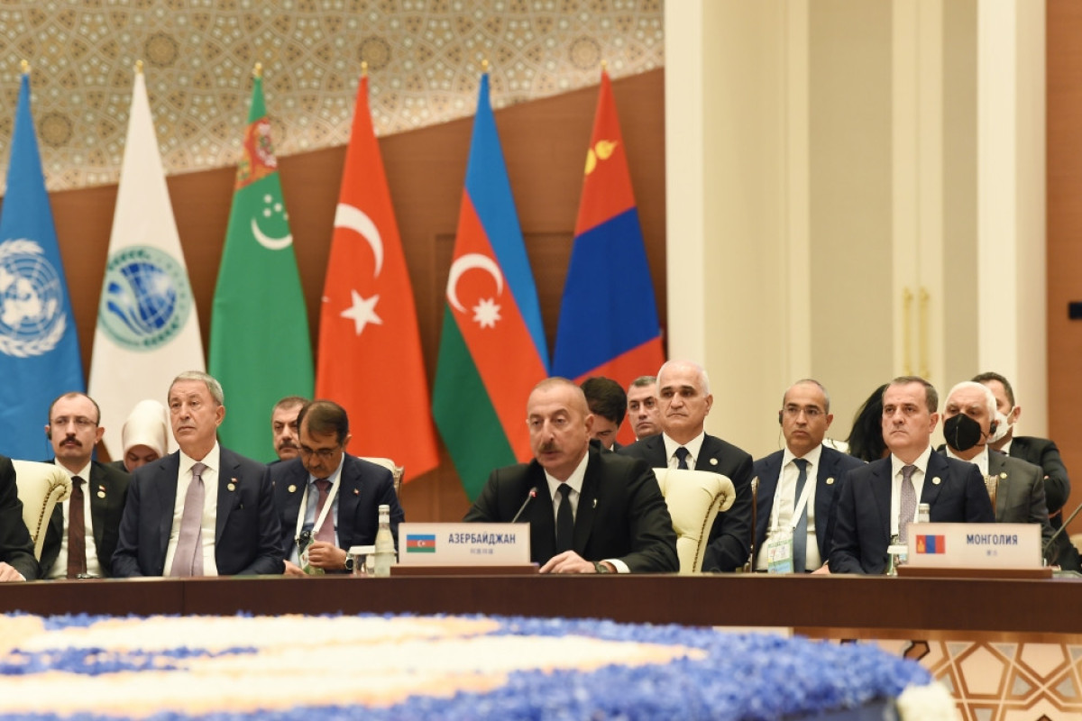 В Самарканде прошел саммит стран-членов ШОС, Президент Ильхам Алиев выступил на саммите-ОБНОВЛЕНО-1 