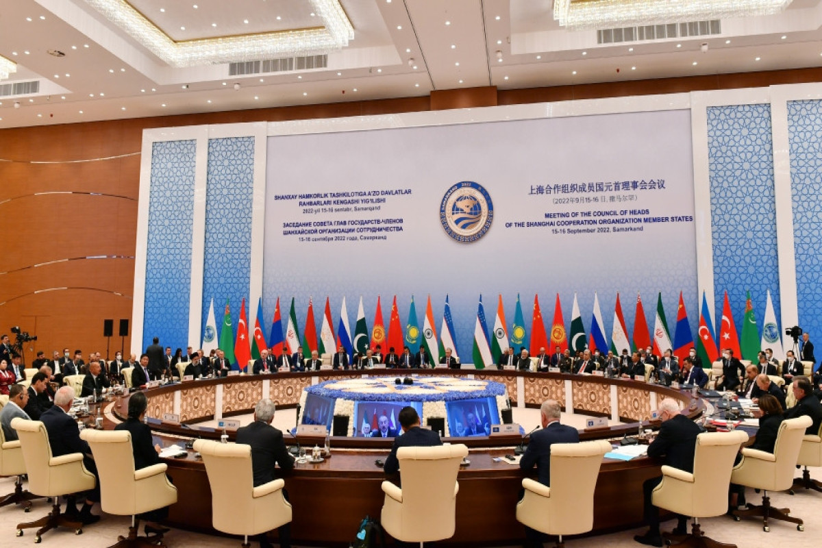 Shanghai Cooperation Organization member states Summit was held in Samarkand  President Ilham Aliyev made a speech at the Summit-UPDATED 